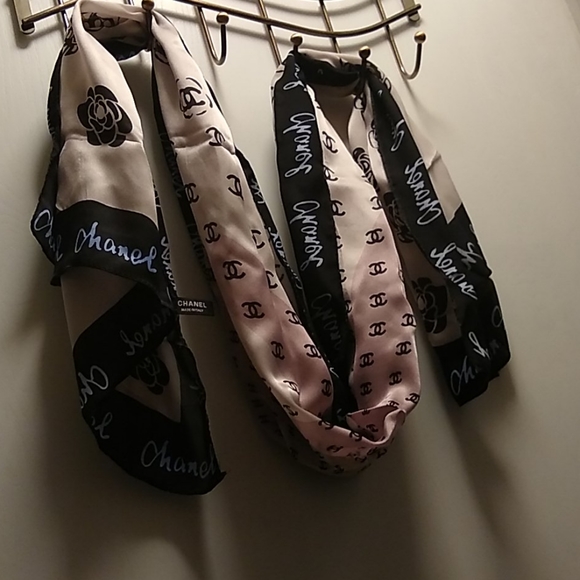 Chanel 100% Silk Scarf